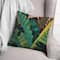 Hand Painted Leaves 18" x 18" Indoor / Outdoor Pillow